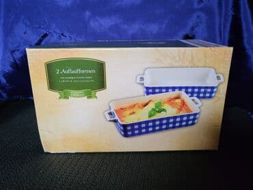 plitka posuda za pečenje pyrex: Nove vintaz,posude porcelanske za pecenje itd. Posude nove,tamniji — 7
