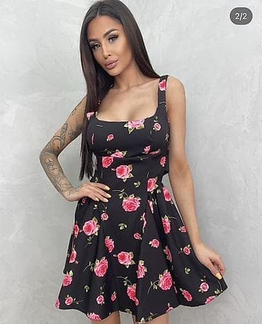 Haljine: ✅Ženska mini haljina sa cvetnim printom
✅S M L
✅2200 din — 10