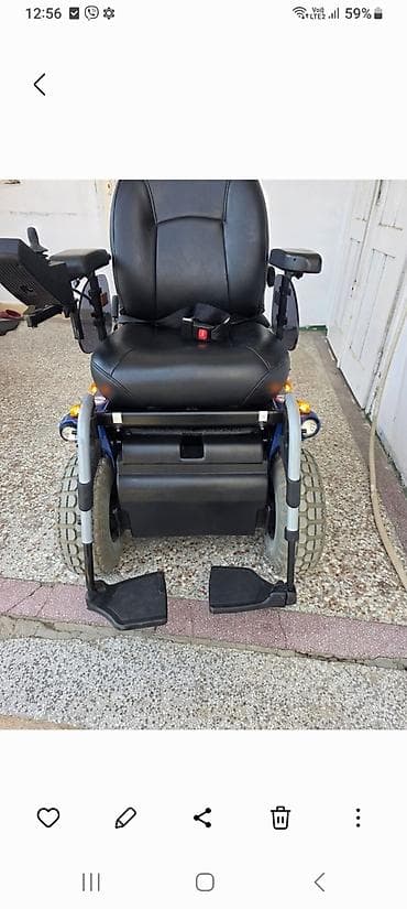 Električna invalidska kolica – terenac, sa velikim pneumaticima i