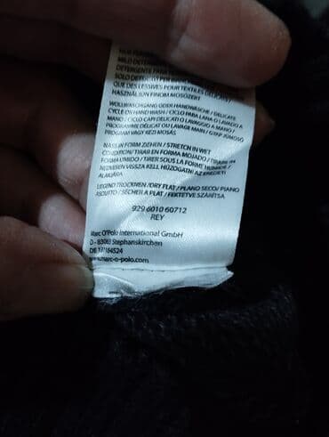 h: Džemper, M (EU 50), Marc OPolo, bоја - Crna, Vuna — 3