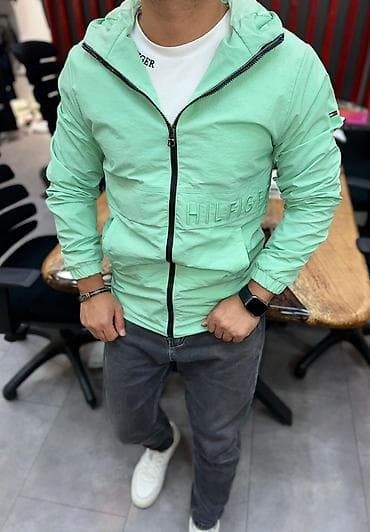 Duksevi: Muške lagane jakne sa kapuljačom i rajsferšlusom - Model: vetrovka na — 4