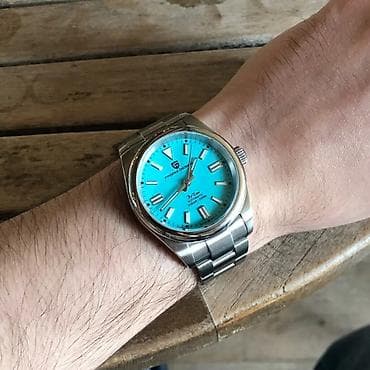 punjac za sat samsung: PAGANI DESIGN PD-1690 -Tiffany plava-Rolex OP Tiffany Homage Potpuno — 1