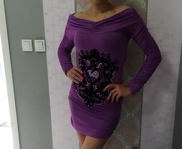 haljine ivet rs: S (EU 36), color - Purple, Long sleeves — 2