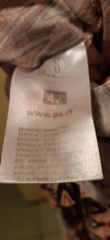 haljine sa belim vezom: PS Fashion XL, bоја - Braon, Poslovni, Dugih rukava — 4