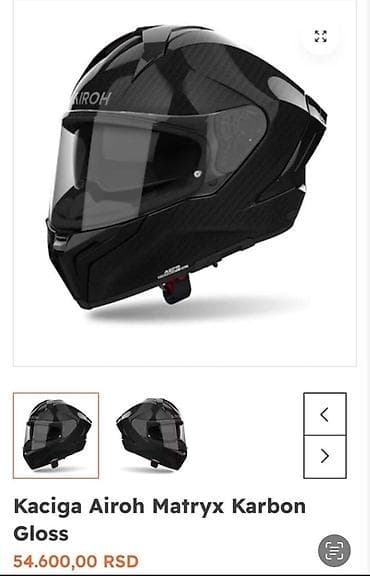 starter za imt 506: Kaciga Airoh Matryx Karbon Gloss - Integralna motociklistička kaciga — 1