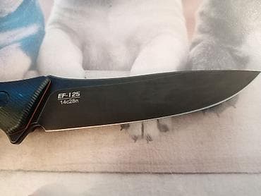 majica za tenis: Fiksni nož Eafengrow EF125 - Oštrica: drop-point profil, fabrički — 7