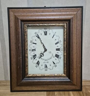 dimenzije roštilja: Wall clock, color - Brown, Used — 1