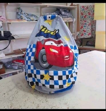 Dressers: Dečje lazy bag fotelje – mekane jastuk-fotelje sa šarenim dečjim — 3