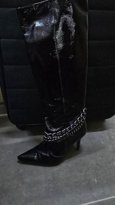 bershka zenske torbe: Čizme, 38, bоја - Crna — 3
