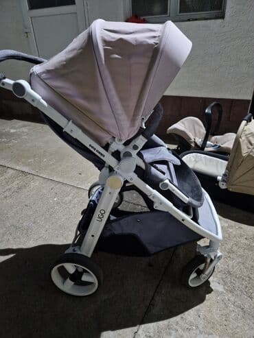 jasmil pidzame za devojcice: Kolica za bebe 3u1 marke Kikka Boo Ugo. Model poseduje podesivu tendu — 2