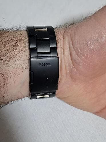 satovi esprit: Fossil muški ručni sat – crni hronograf - Kućište u crnoj završnoj — 5