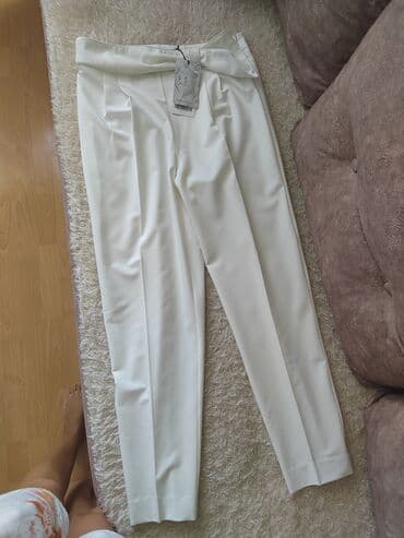 pantalone za posao: XL (EU 42), Visok struk, Ravne nogavice — 1