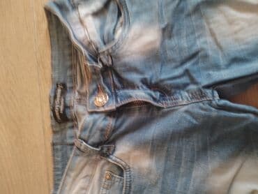 zara lanene pantalone: Farmerke s — 2