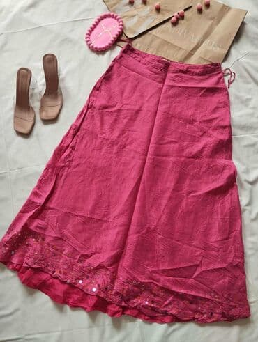 S (EU 36), Midi, bоја - Roze