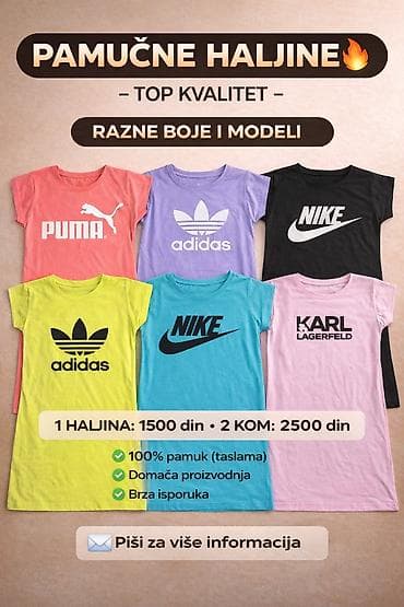 Djordje 👗 HIT PAMUČNE HALJINE (S-XXL) 👗 Stigle najtraženije letnje