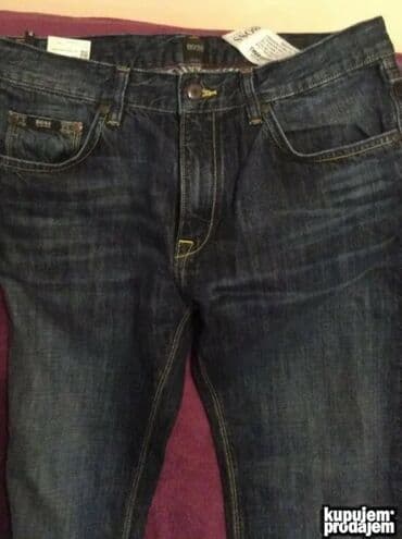 new yorker sombor – слике: Original Hugo Boss farmerice 33 100% cotton Polustruk 44-5cm duzina — 3