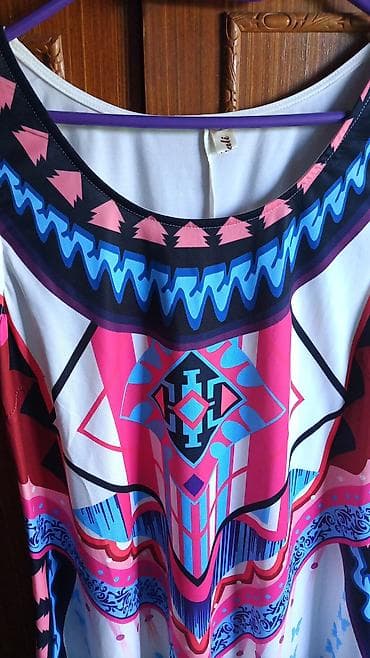 haljine ralph lauren: Letnja haljina bez rukava sa geometrijskim i etno printom - Kroj — 2