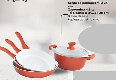 CENA: 5690 DIN Ovaj kompletni set posuđa nudi sve što vam je