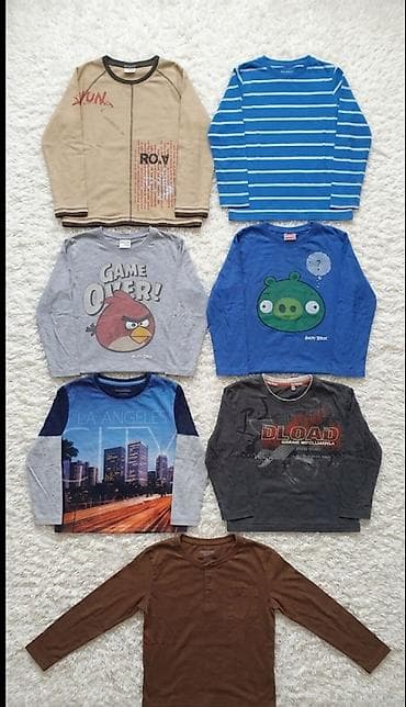 Bundles of kids' clothes: Paket dečijih majica dugih rukava – 7 komada - Različiti modeli i — 1