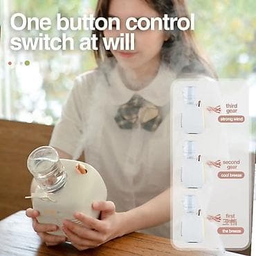 Cooling: Prenosivi mini rashladni ventilator sa raspršivačem vode i rezervoarom — 5