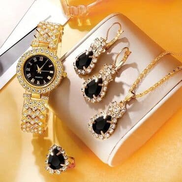 win win satic smartic: Set: Earrings, Bracelet, Necklace, Material: Stainless steel — 1