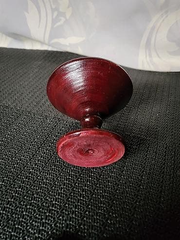 roze boja za jaja: Drveni vintaz,nov,rucni rad stalak dekorativni za jaje cuvarkucu — 6