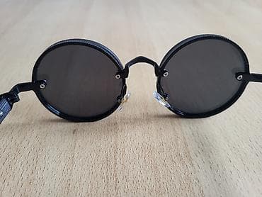 haljine za maturu piramida: Okrugle sunčane naočare – retro/steampunk stil - Tamno siva/crna — 9