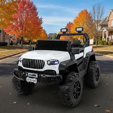 Children's Electric Cars: Dvosed Džip na akumulator Delfino SPEED 800 4x4 – Beli Šifra — 10