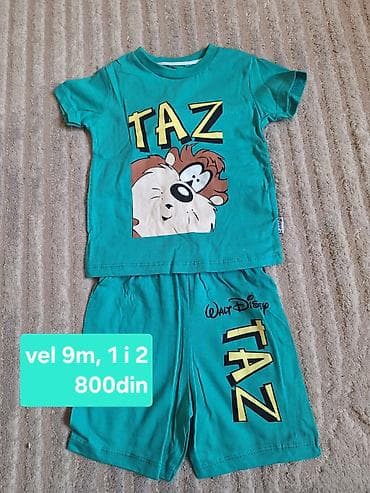Dečiji komplet TAZ (Walt Disney) – majica kratkih rukava i šorts u