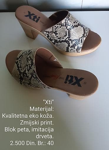 tiffany royal collection cena: Xti ženske klompe/sandale - Materijal: kvalitetna eko koža - Uzorak — 4