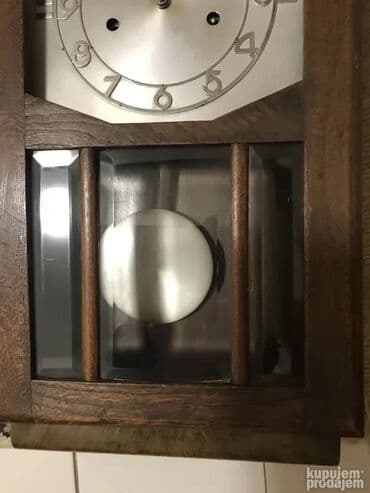 posveta na satu: Vintage Kienzle zidni sat sa klatnom Sat je ispravan i radi samo mu ne — 2