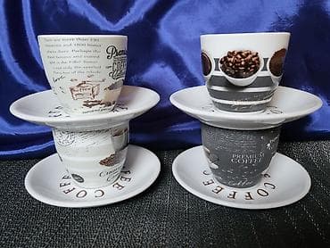 Kuhinjska oprema: Solje nove,vintaz za kafu. Pakovanje solja za kafu,porcelanske sa — 6