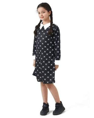 kimono haljina: Nov model Wednesday Adams haljinica od 3 do 14 godina po ceni od 2950 — 4