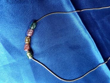 svilene spavacice sa ogrtacem: Pendant necklace, Handmade, Material: Cubic zirconia — 3