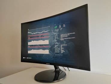 монитор samsung syncmaster: Samsung zakrivljeni monitor 27"   Prodajem monitor Samsung, 27" FHD — 10