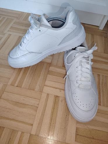 silikonske pertle za patike: Puma bele patike – niskog profila, klasičan kožni izgled ug 25cm - — 3