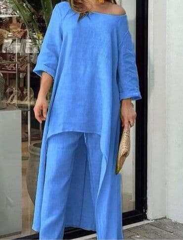 beli komplet sako i pantalone: One size, Jednobojni — 1