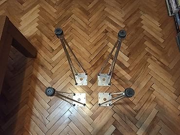 palete 7: Metalni nogari (za sto) dužine 70cm, sa podešavajućim stopicama — 2