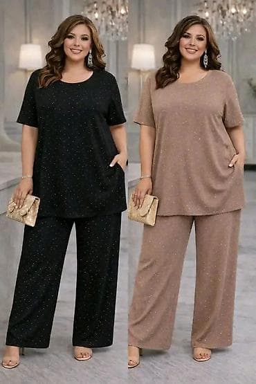 ps kombinezoni 2022: Ženski komplet za svečane i svakodnevne prilike – plus size - — 1