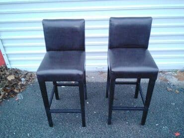 Stolice: Barske stolice STYLE UDOBNE barske stolice SA NASLONOM, visina — 1