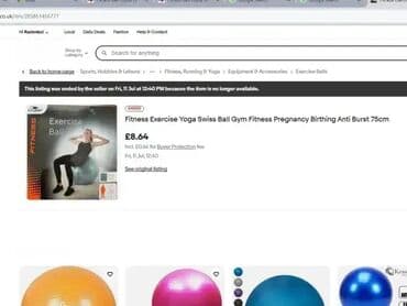 sto na rasklapanje za kampovanje: #2802 Crane - Fitness Ball - Lopta za vežbanje; Gimnastička — 5