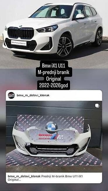 prednji branik astra g: PREDNJI M BRANIK U11 ZA BMW IX1, X1 OD 2022. DO 2026. GOD. | — 1