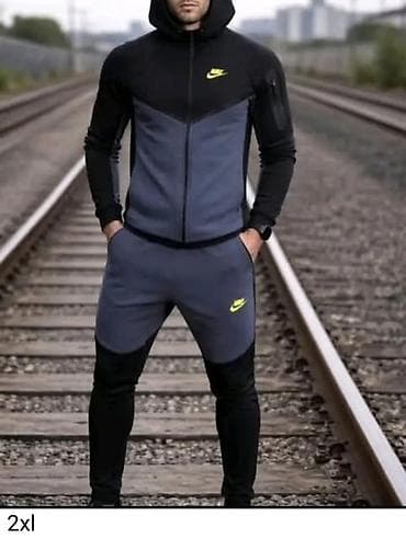 mona muski dzemperi: Trenerka Nike, bоја - Crna — 1