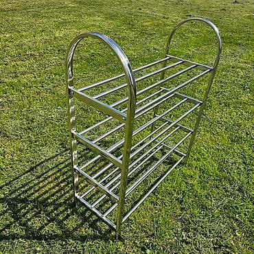 organizer za obucu: Polica za obuću inox Prenosivi cipelarnik od nerdjajućeg metala — 3