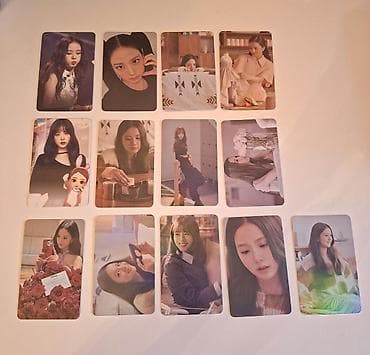 internet modeling: Blackpink Jisoo – oficijalne „Blackpink: The Game” fotokartice - Set — 2