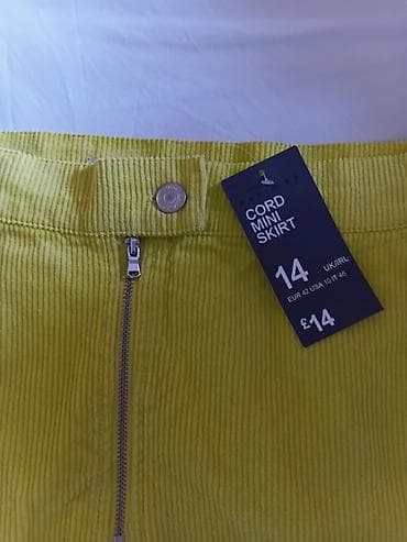 Overalls: Denim Co, L, color - Yellow — 8