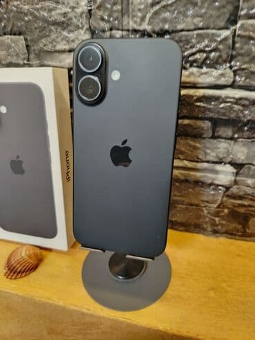 Računari, laptopovi i tableti: Apple iPhone iPhone 16, 128 GB, Crn, Face ID — 6
