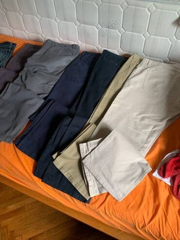 pantalone 34 to 78: 6 pari muskih pantalona 1 par farmerki+ 2 kosulje malo noseno,zbog — 2