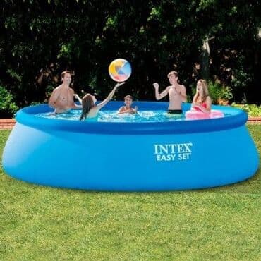 merdevine za bazen: Intex Easy Pool Set okrugli bazen na naduvavanje + komplet oprema — 2