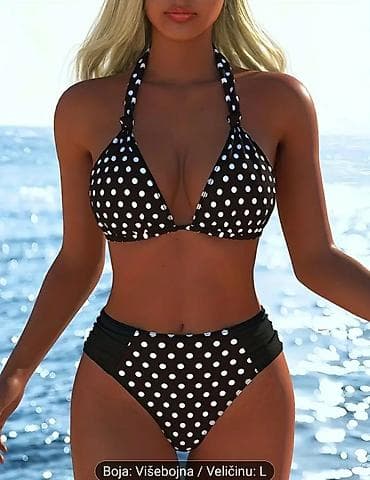 sandale za devojcice nike: Ženski kupaći kostim – dvodelni bikini sa tufnama - Gornji deo — 4